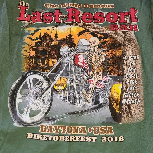 Last Resort Bar 2016 ladies size medium long sleeve shirt - Picture 10 of 10